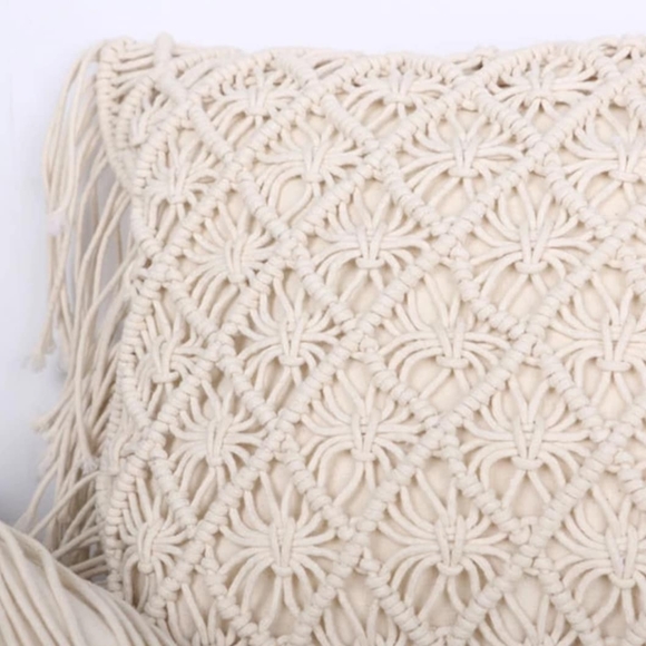 Handmade boho cushion cover - Picture 2 of 2